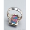 Bijou bague Turquoise Kingman Pink Dahlia taille 56 Bagues pierres naturelles YM3.5