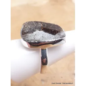 Bague Staurolite porte bonheur taille 60 - Bijoux en Staurolite