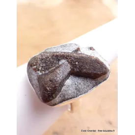 Bague Staurolite porte bonheur taille 60 - Bijoux en Staurolite