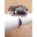 Bague Staurolite porte bonheur taille 56 - Bijoux en Staurolite