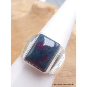 Chevalière homme femme Rubis sur Cyanite taille 56 Bijoux en Rubis sur Cyanite CWA118.2