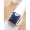 Chevalière homme femme Rubis sur Cyanite taille 56 Bijoux en Rubis sur Cyanite CWA118.2