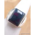 Chevalière homme femme Rubis sur Cyanite taille 56 - Bijoux en Rubis sur Cyanite