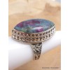 Bague en Rubis sur Cyanite style ancien taille 56 Bijoux en Rubis sur Cyanite CWA118.4
