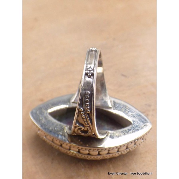 Bague en Rubis sur Cyanite style ancien taille 56 Bijoux en Rubis sur Cyanite CWA118.4