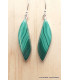 Boucles d'oreilles longues en Malachite Bijoux en Malachite YM48.4