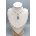 Pendentif Angélite bleue asymétrique Pendentifs pierres naturelles PU94.4