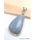 Pendentif Angélite bleue asymétrique Pendentifs pierres naturelles PU94.4