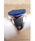 Chevalière homme femme Lapis Lazuli brut taille 59 Bijoux en Lapis-lazuli YM28.3