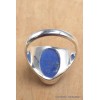 Chevalière homme femme Lapis Lazuli brut taille 59 Bijoux en Lapis-lazuli YM28.3