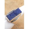 Chevalière homme femme Lapis Lazuli brut taille 57 Bijoux en Lapis-lazuli YM28.4