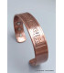 Bracelet magnétique 6 aimants mantra Bracelet Magnétique en Cuivre BTA21