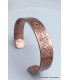 Bracelet magnétique celtique en cuivre 2 aimants Bracelet Magnétique en Cuivre BTA22