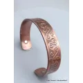Bracelet magnétique celtique en cuivre 2 aimants - Bracelet Magnétique en Cuivre