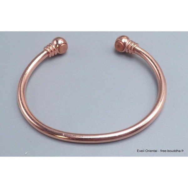 Bracelet en cuivre magnétique 2 aimants Bracelet Magnétique en Cuivre BTA23