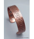 Bracelet en cuivre magnétique 6 aimants symbole celtique Bracelet Magnétique en Cuivre BTA24