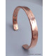 Bracelet magnétique 6 aimants cuivre martelé Bracelet Magnétique en Cuivre BTA26