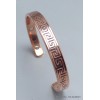 Bracelet cuivre 6 amants motif géométrique Bracelet Magnétique en Cuivre BTA30