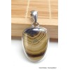 Pendentif Schalenblende semi-oval Pendentifs pierres naturelles PU90.3