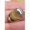 Pendentif Schalenblende semi-oval Pendentifs pierres naturelles PU90.3