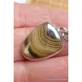 Pendentif Schalenblende semi-oval - Pendentifs pierres naturelles