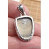 Pendentif Schalenblende semi-oval Pendentifs pierres naturelles PU90.3
