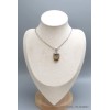 Pendentif Schalenblende semi-oval Pendentifs pierres naturelles PU90.3