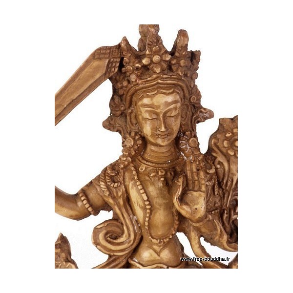 Statuette divinité bouddhiste Manjushri 15 cm Statuettes Bouddhistes MANPM1