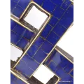 Décoration murale Noeud sans fin en Lapis lazuli - Décoration tibétaine