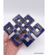 Décoration murale Noeud sans fin en Lapis lazuli Décoration tibétaine DECOLL1