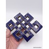 Décoration murale Noeud sans fin en Lapis lazuli Décoration tibétaine DECOLL1