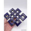 Décoration murale Noeud sans fin en Lapis lazuli - Décoration tibétaine