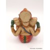 Petite statuette Ganesh 11.5 cm peinte à la main Statuettes Bouddhistes GAN7
