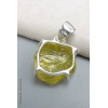 Bijou Pendentif Quartz Citron brut asymétrique Pendentifs pierres naturelles PU113.2