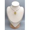 Bijou Pendentif Quartz Citron brut asymétrique Pendentifs pierres naturelles PU113.2
