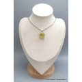 Bijou Pendentif Quartz Citron brut asymétrique Pendentifs pierres naturelles PU113.2