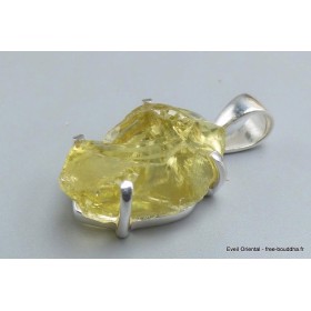 Bijou Pendentif en Quartz Citron brut Pendentifs pierres naturelles PU113.3