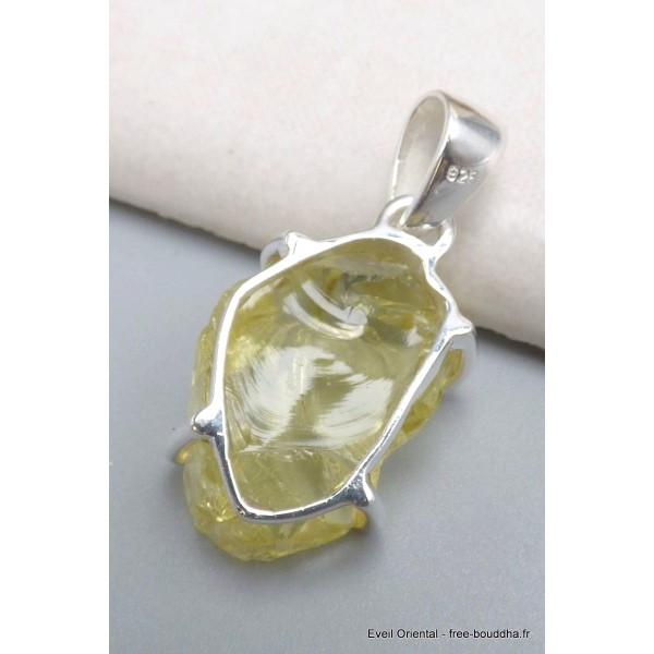 Bijou Pendentif en Quartz Citron brut Pendentifs pierres naturelles PU113.3