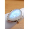 Bijou Pierre de lune bleue bague taille 61-h Bijoux en Pierre de lune CWA77.12