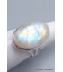 Bague Pierre de lune bleue taille 57 Bijoux en Pierre de lune CWA77.13