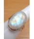 Bague Pierre de lune bleue taille 57 Bijoux en Pierre de lune CWA77.13