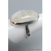 Bague Péristérite Pierre de lune bleue taille 61 Bijoux en Pierre de lune CWA77.15