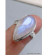 Bague goutte Pierre de lune bleue taille 55 Bijoux en Pierre de lune CWA77.17