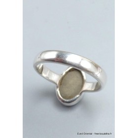 Bague ovale en Pyrite dorée taille 59 Bijoux en Pyrite YM30.8