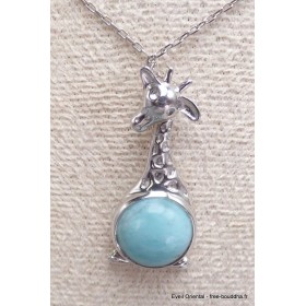 Collier Girafe en Larimar Bijoux en Larimar PU105.4