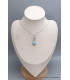 Collier Girafe en Larimar Colliers pierres naturelles fines PU105.4