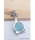 Collier Girafe en Larimar Colliers pierres naturelles fines PU105.4