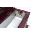Gros porte-encens tibétain en bois Signes Auspicieux - Porte-encens tibétains