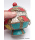 Vase aux trésors boîte à bijoux tibétaine Artisanat tibétain bouddhiste BAB1.2