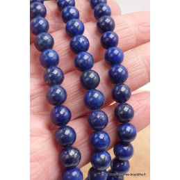 Mala de prières bouddhiste Lapis Lazuli grade AAA Mala tibétain 108 perles MADP18.1
